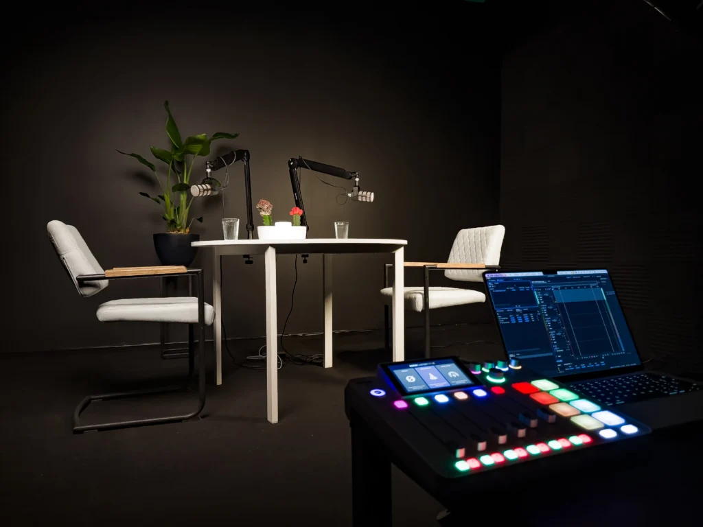 SKG-00003 Studio kreatywne w Gdańsku przygotowane do nagrań podcastów i video
